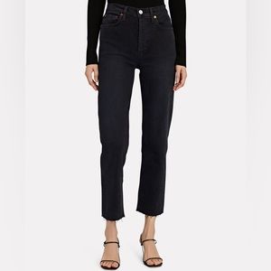 RE/DONE 70s High-Rise Stove Pipe Jeans
